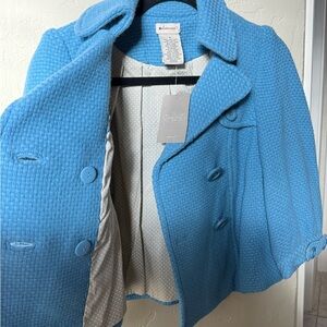 NWT Elevenses Anthropologie Cropped Pea Coat 4